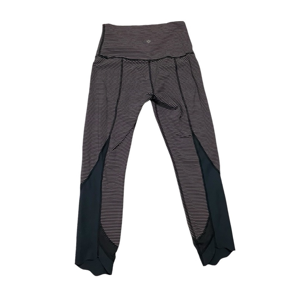 Lululemon Wunder Under Sz 4 Crop High-Rise *Roll Down Scallop Luxtreme 23" - Picture 6 of 13